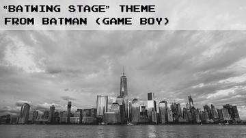 音楽 ゲームボーイ版バットマンのbgmをアレンジしてみた その4 Batwing Stage 雨降りの庭